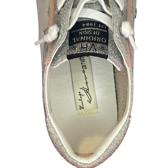 Vintage Havana Alive 19 Silver Checkered Multi Sneakers Womens Shoe Size 8.5 New - Picture 12 of 13